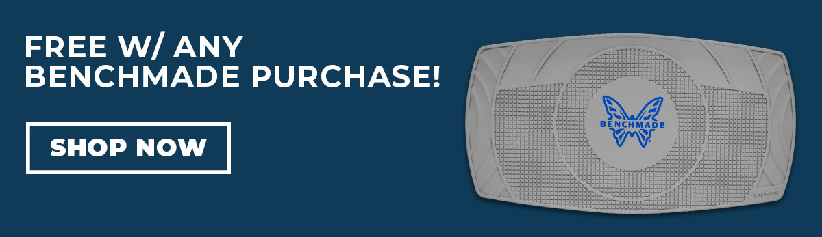 Free shop mat w/ Benchmade purchase