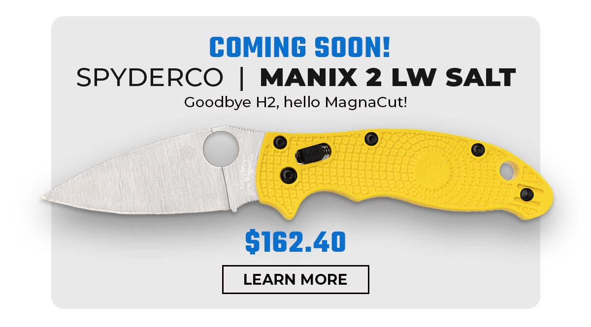 Spyderco Manix 2 LW Salt