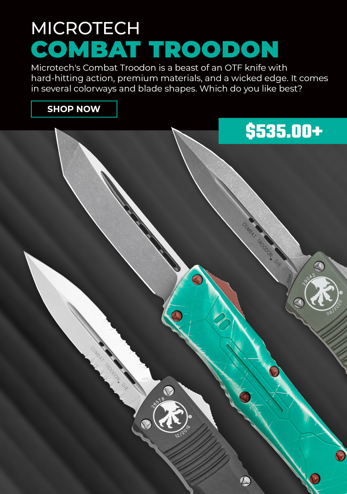 Microtech Combat Troodon