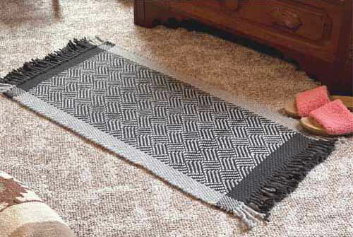 plaited twill door mat