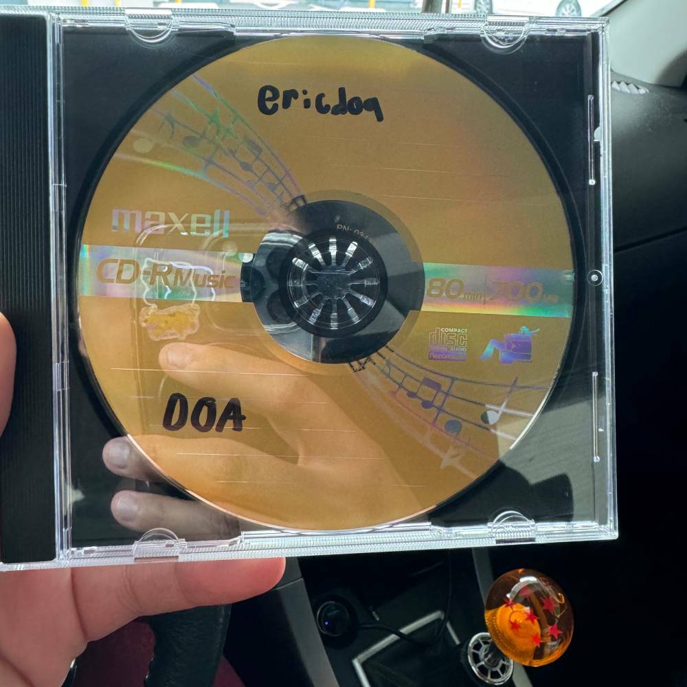 ericdoa album burned onto a CD in my car