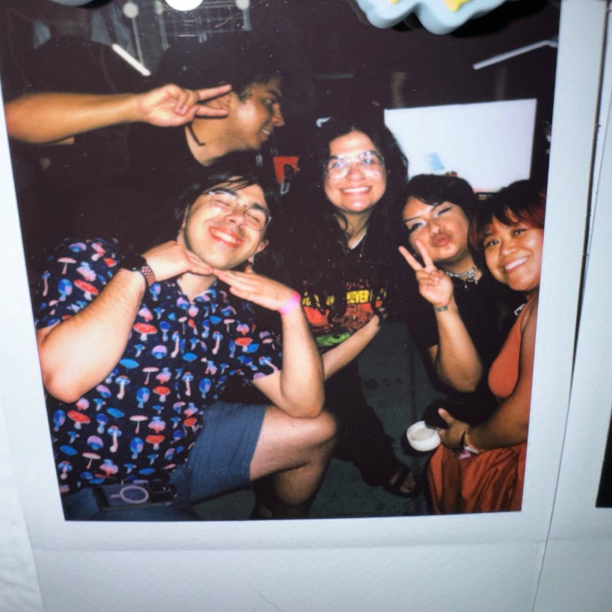 Groovy Kaiju Fibre Sara Jessica and Marion Polaroid Photo