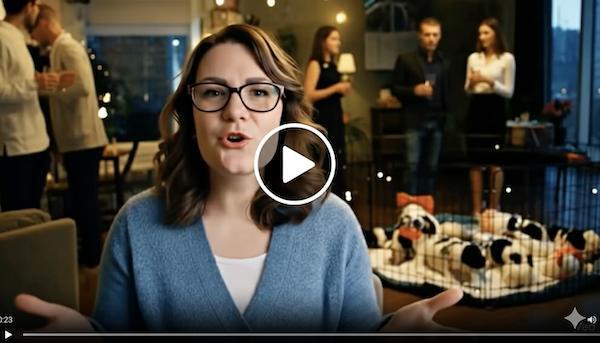 Click to play OptinMonster's Exit Intent Puppies Video