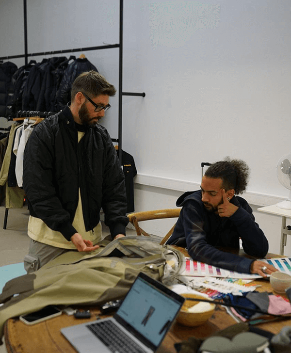 Creative Director Bergur Guðna of 66°North with design team