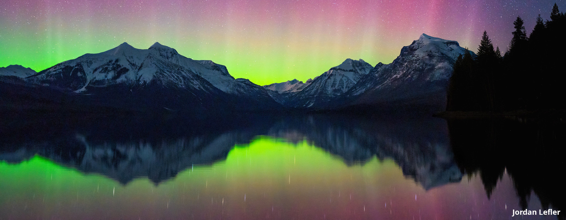 Northern Lights in Glacier National Park