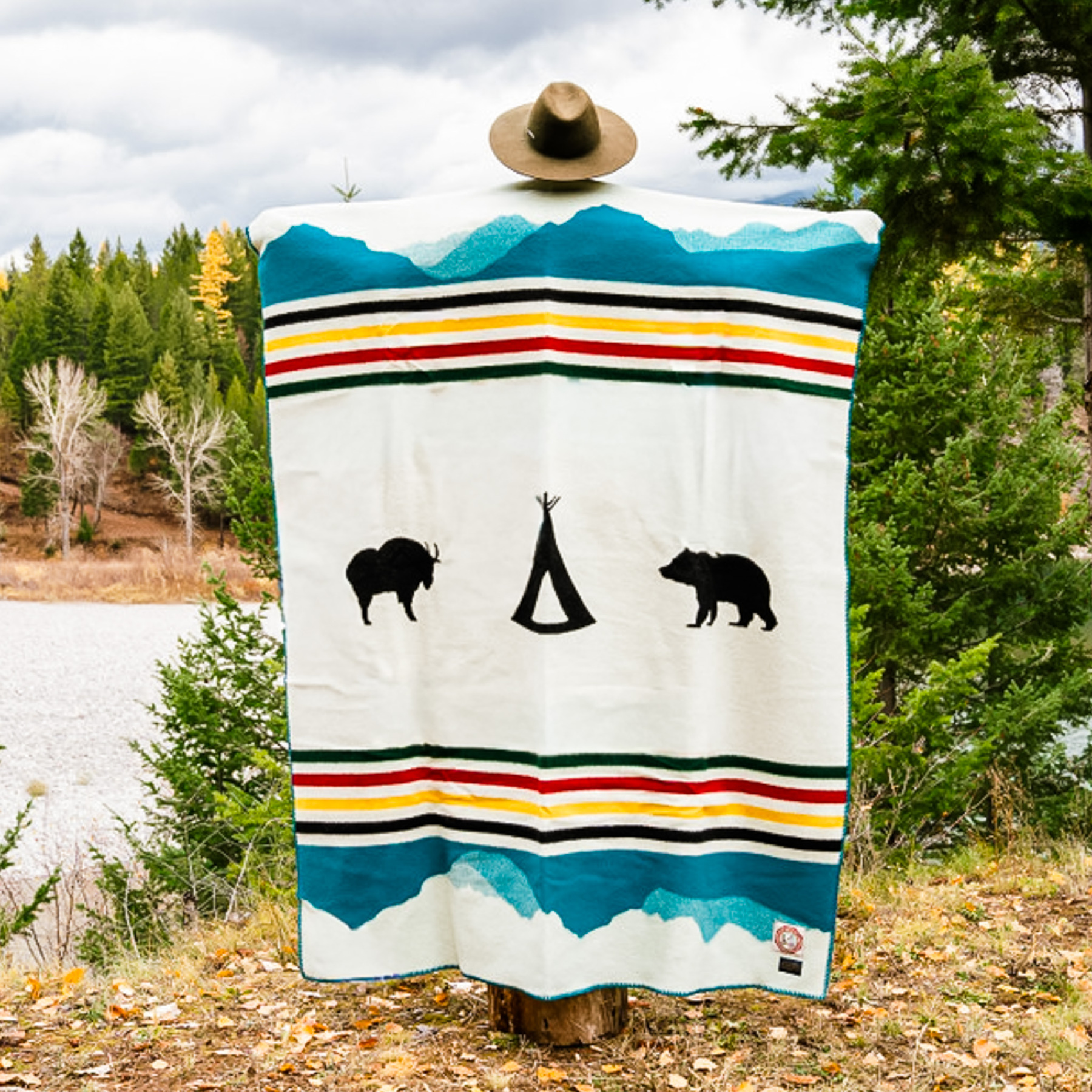 Crown of the Continent Pendelton Blanket