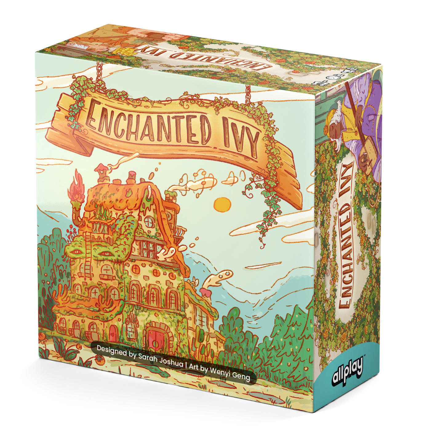 Enchanted Ivy Board Game Box Cozy Cottagecore