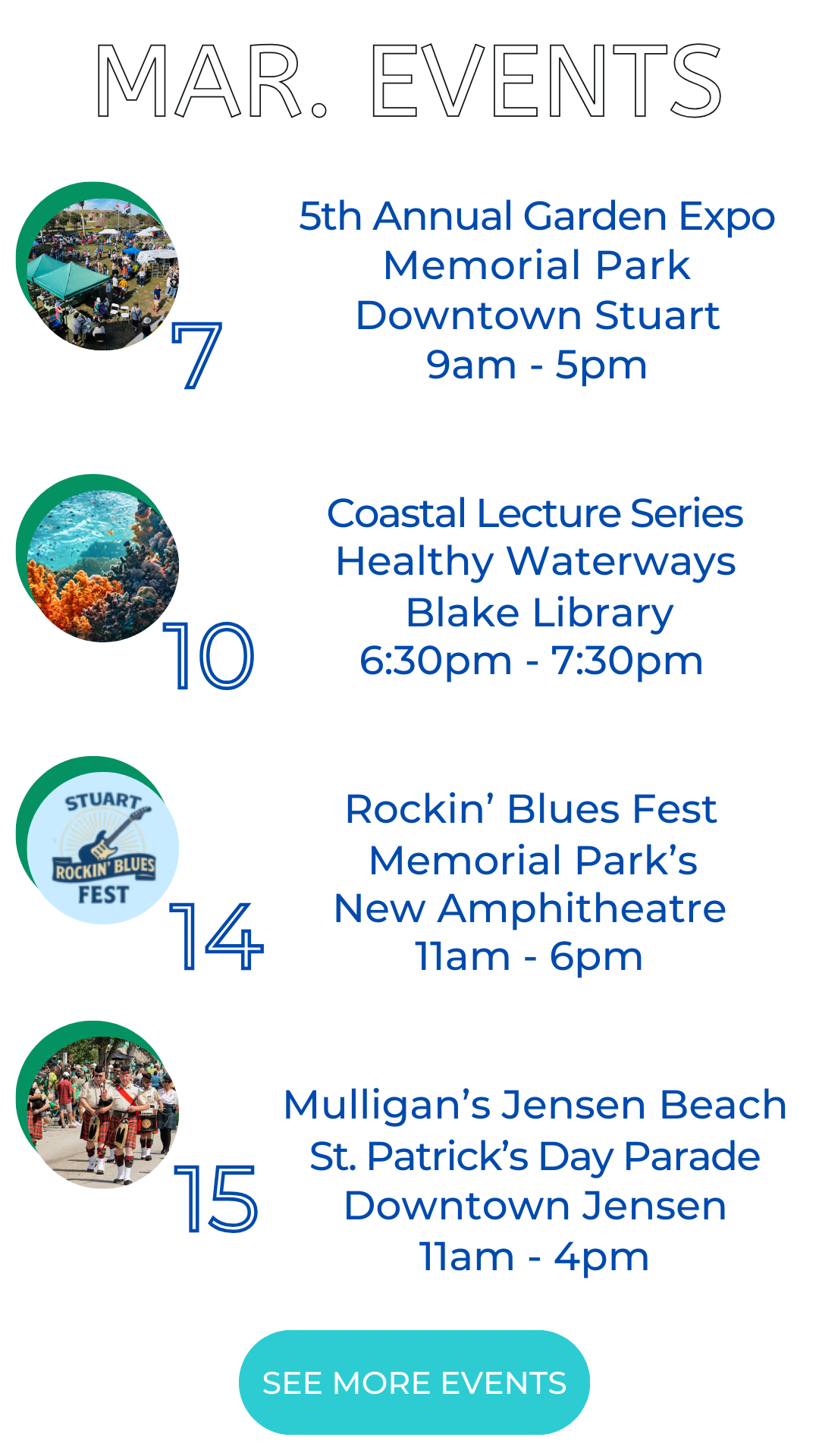 Exciting upcoming events, visit https://discovermartin.com/events/ to see the full calendar