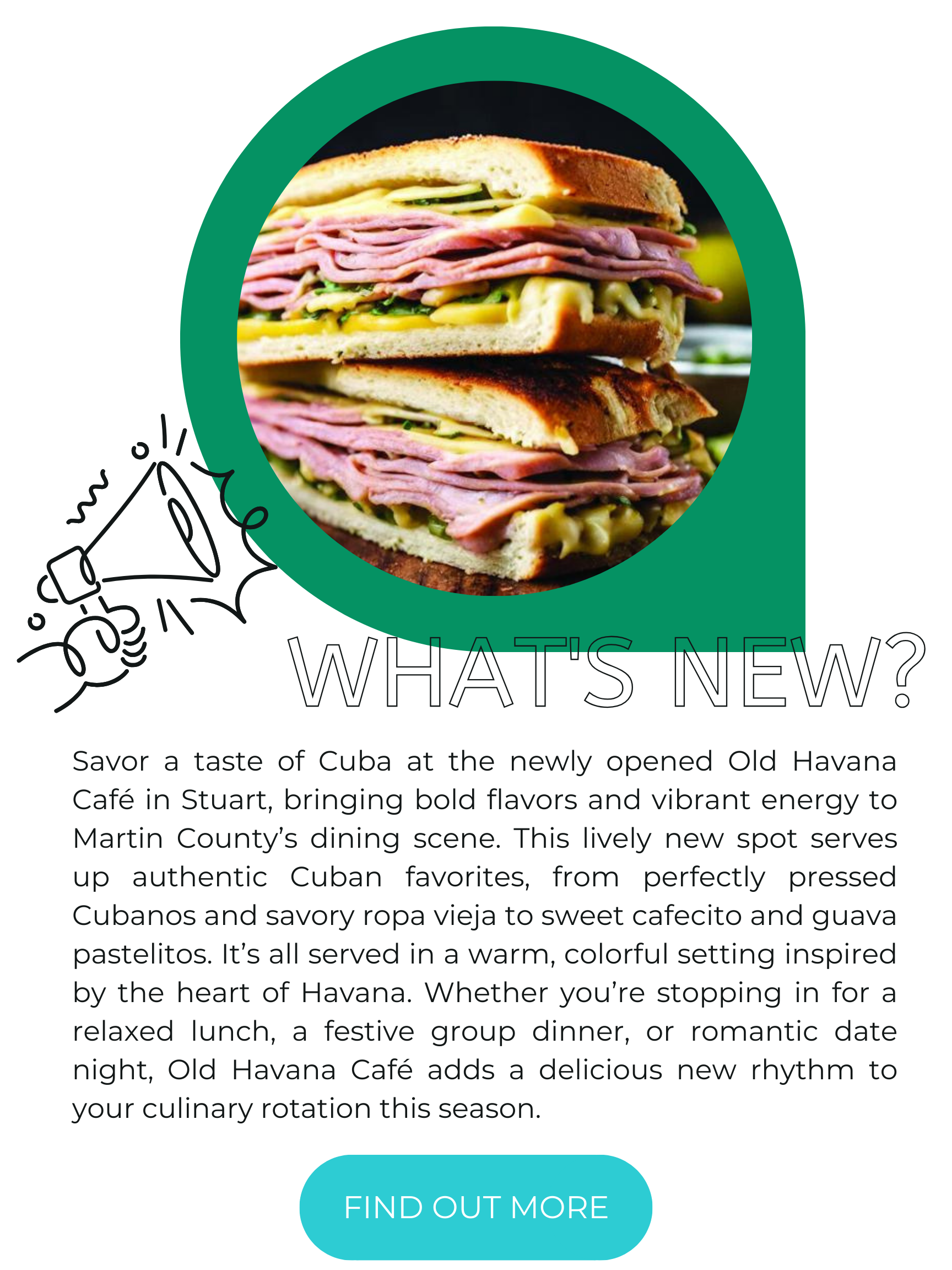 The Old Havana Cafe opens in Stuart with Cuban classics.