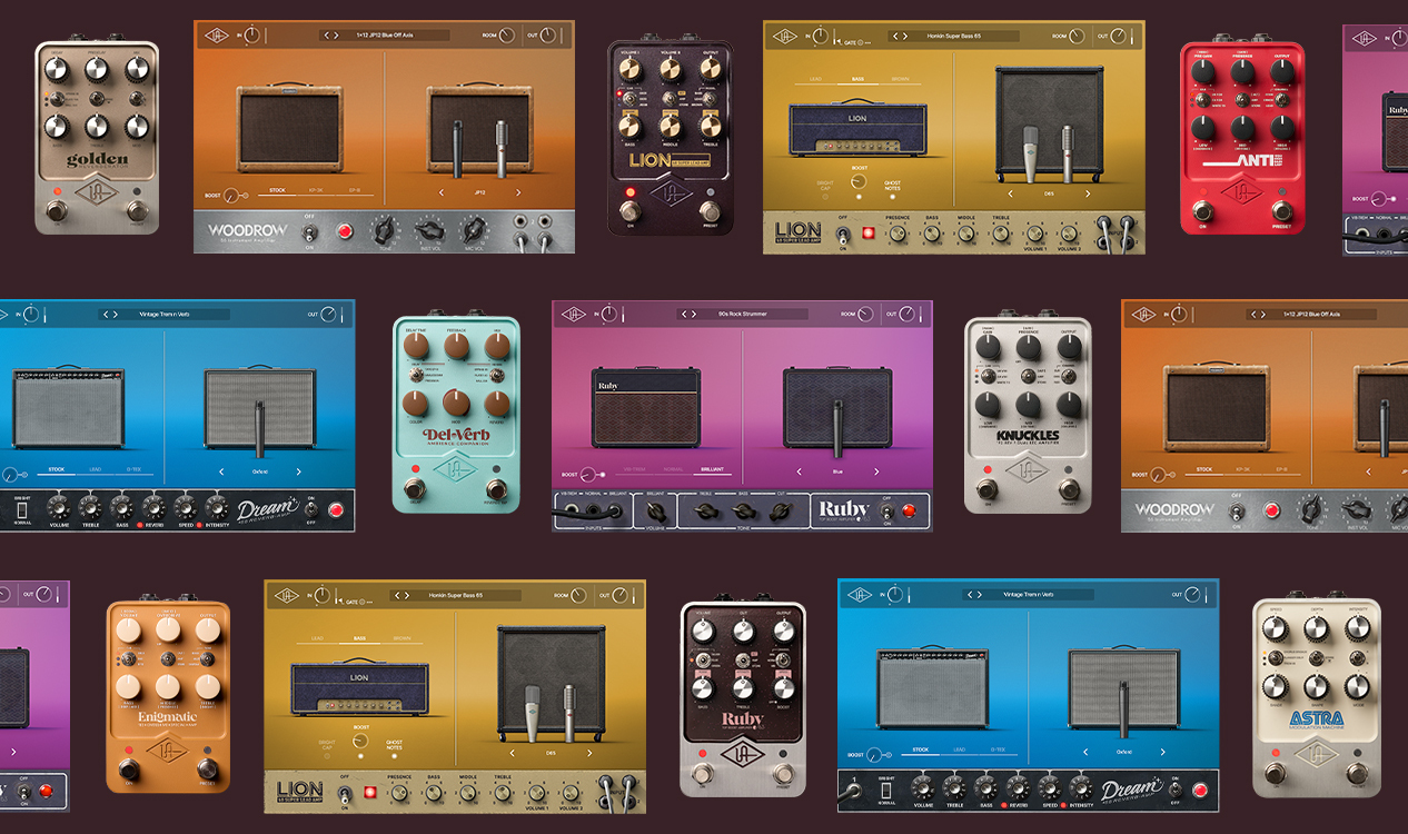 Get Four Free UAD Guitar Amp Plug-Ins with Any Eligible UAFX Pedal