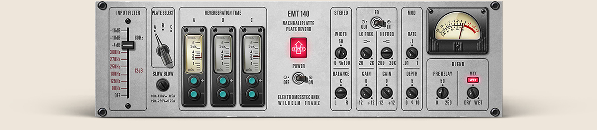 EMT 140 Classic Plate Reverberator