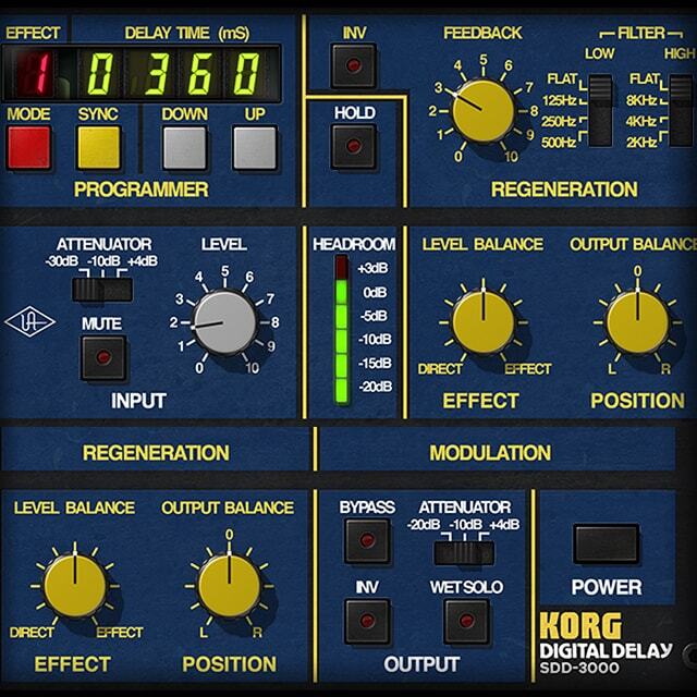 Korg SDD-3000 Digital Delay