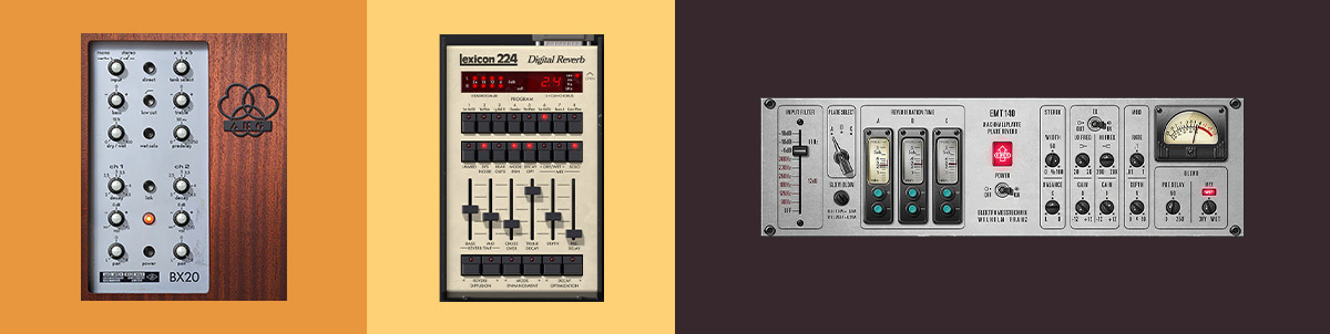 Iconic Reverbs from Lexicon, EMT, and AKG