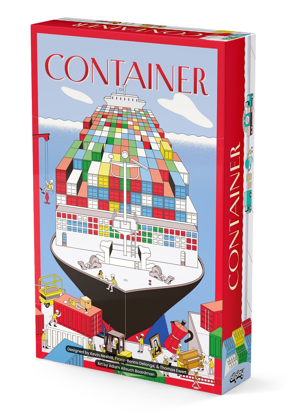 Container Board Game Box Cover Economic Game