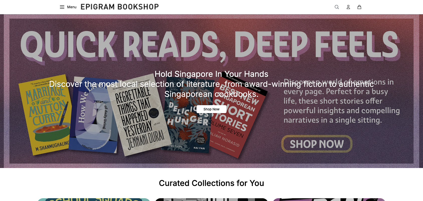Fake Epigram website screenshot
