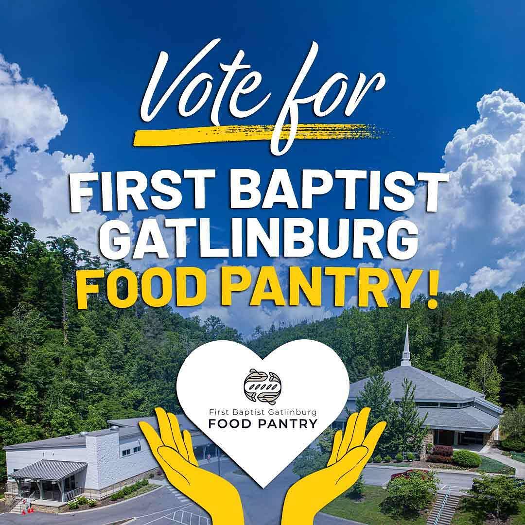 Your vote could help Gatlinburg Food Pantry win!