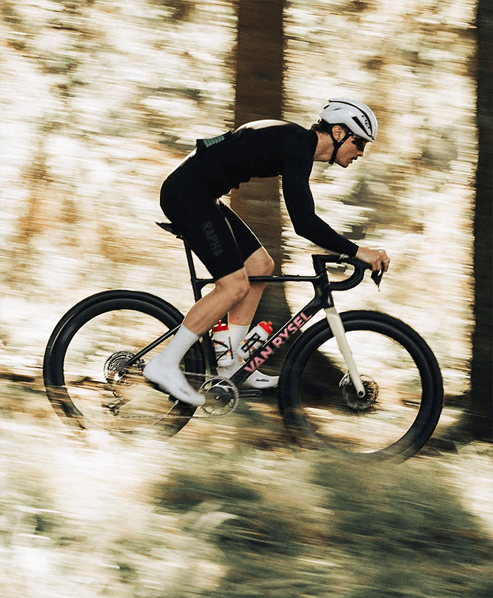 Dan Jone riding Van Rysel RCR-G gravel bike
