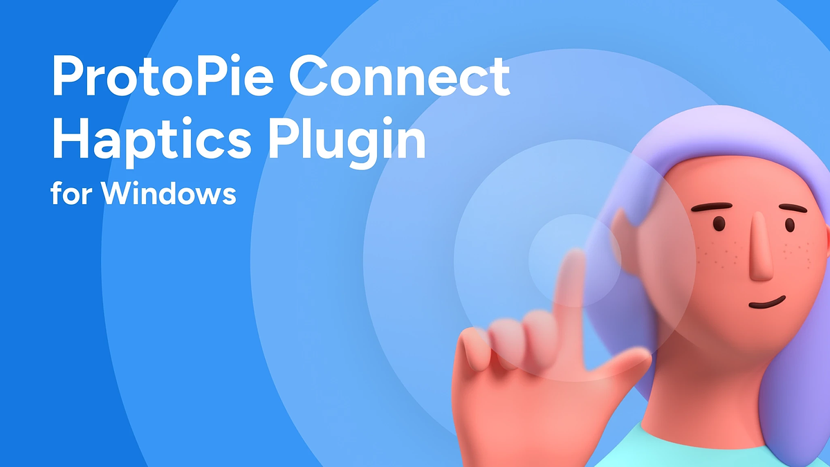 ProtoPie Connect Haptics plugin for Windows cover